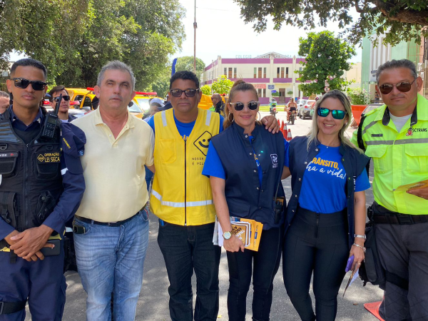Mais segurança no trânsito: Cajazeiras tem blitz educativa na programação do Maio Amarelo