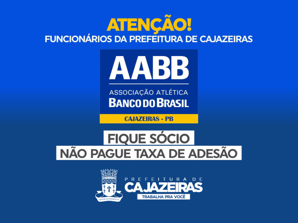 Prefeitura de Cajazeiras celebra convênio com a AABB e funcionários municipais podem se associar ao clube gratuitamente