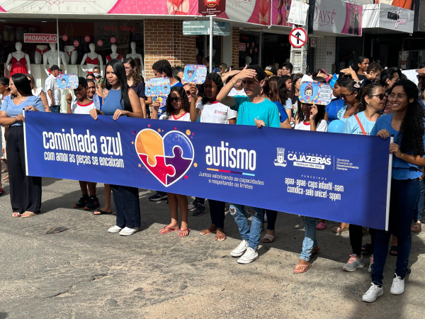 Caminhada lembra Dia Mundial de Conscientização do Autismo, com saída da Praça Nossa Senhora de Fátima