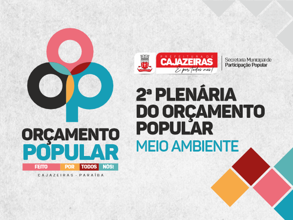 Prefeitura realiza segunda plenária do Orçamento Popular na sexta-feira, no Sindicato dos Trabalhadores Rurais