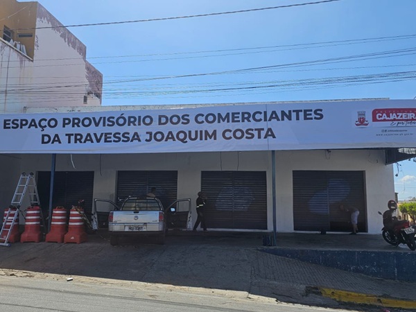 Prefeitura de Cajazeiras inicia realocação de comerciantes e retirada de barracos da Tvsa. Joaquim Costa