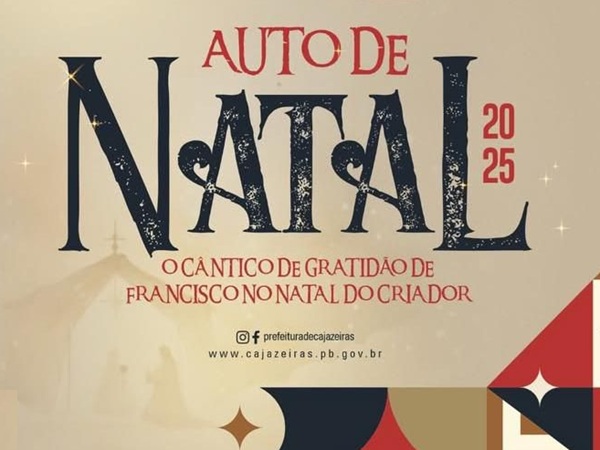 Prefeitura de Cajazeiras realiza nesta sexta-feira Auto de Natal na Avenida Padre Rolim com sorteio de cestões natalinos
