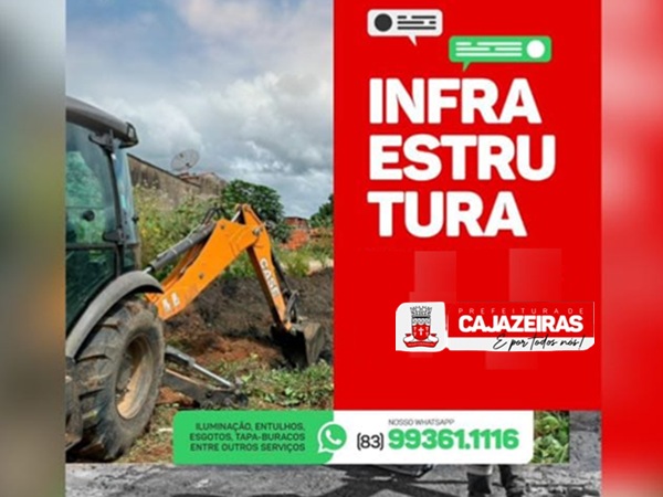 Prefeitura de Cajazeiras inicia o ano com ritmo acelerado em obras e serviços de infraestrutura em diversos bairros