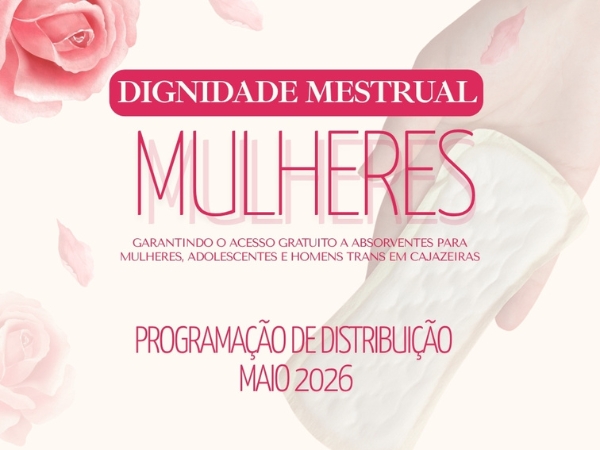 Secretaria das Mulheres realiza em maio programação voltada à dignidade menstrual e saúde da mulher