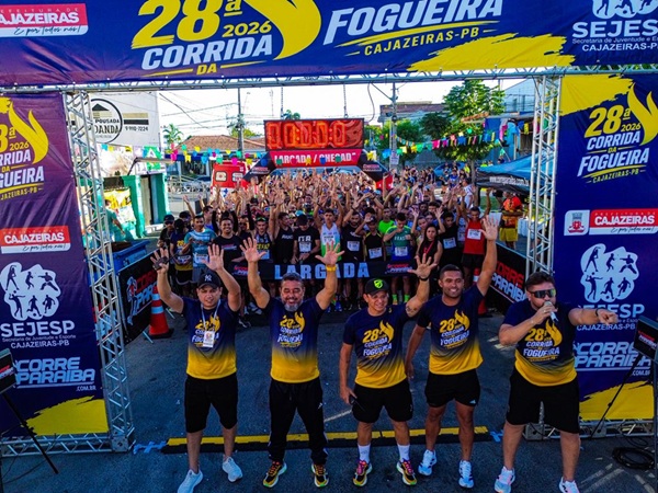 Corrida da Fogueira reúne 620 atletas e mantém tradição junina em Cajazeiras