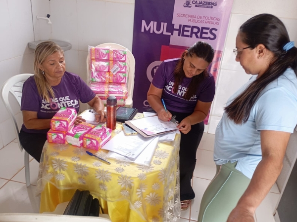Programa Dignidade Menstrual chega às comunidades Caiçaras 1 e 2 e Vila Bartolomeu